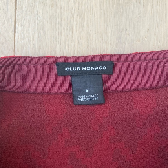 Club Monaco Woven Skirt with Fringe - Picture 3 of 6